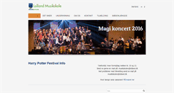 Desktop Screenshot of lollandmusikskole.dk